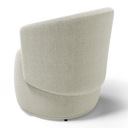 Imagem de Kit 02 Poltronas Decorativas Aisha Orgânica Bouclê Bege - Desk Design