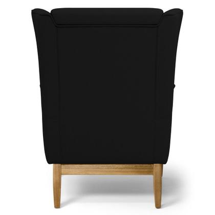 Imagem de Kit 02 Poltronas Decorativas Para Sala de Estar Milena Base de Madeira Corano C-05 - Lyam Decor