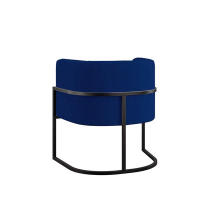 Imagem de Kit 02 Poltronas Lua com Base de Metal Black Sala Reforçada