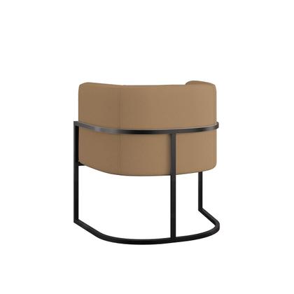 Imagem de Kit 02 Poltronas Lua com Base de Metal Black Sala Veludo