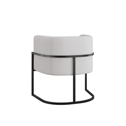 Imagem de Kit 02 Poltronas Lua Sala Decorativa Base Ferro Black Veludo