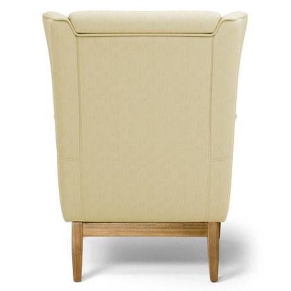 Imagem de Kit 02 Poltronas Milena D02 Base De Madeira Bege C-26