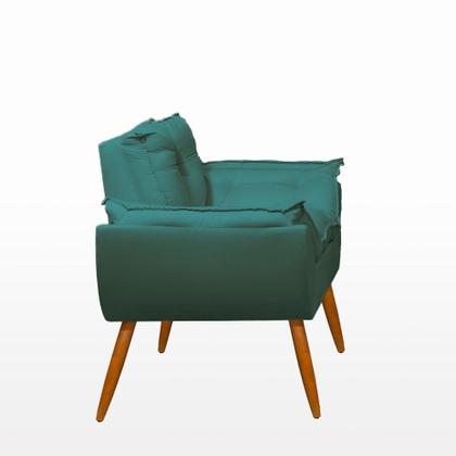 Imagem de Kit 02 Poltronas + Sofá 2 lugares com Puff Opala Balaqui