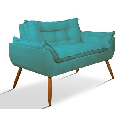 Imagem de Kit 02 Poltronas + Sofá 2 lugares com Puff Opala Balaqui