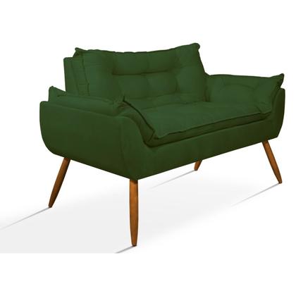 Imagem de Kit 02 Poltronas + Sofá 2 lugares com Puff Opala Balaqui