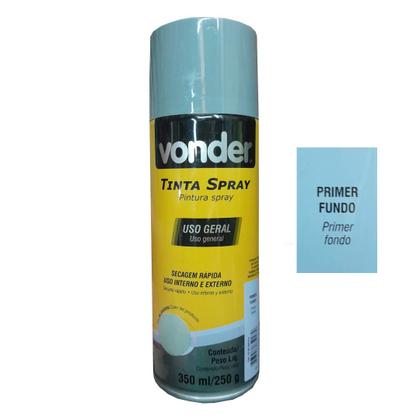 Imagem de Kit 02 primer fundo spray uso geral 350ml vonder