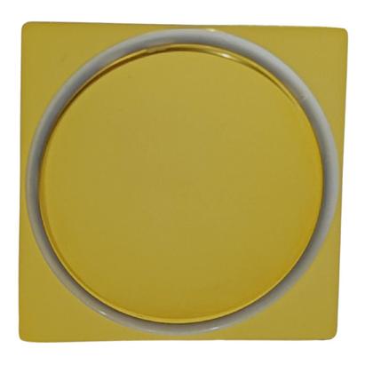 Imagem de Kit 02 Ralo Click Banheiro Inox Quadrado 10x10 Dourado