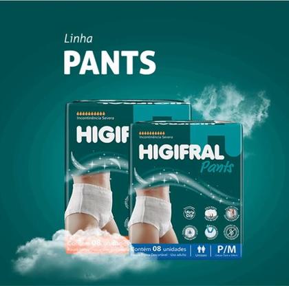 Imagem de Kit 02 Roupa Intima Higifral Pants Tam P/M 8Un - Eurofral