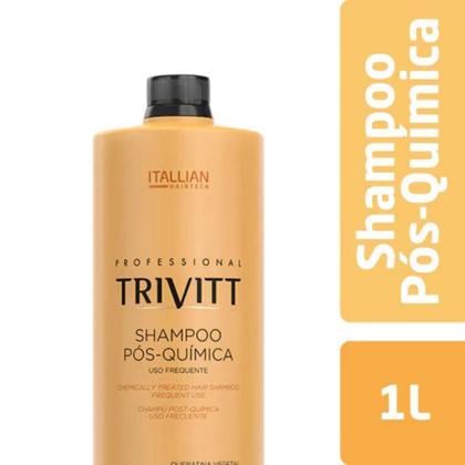 Imagem de Kit 02 Shampoo Pós Química 1L + Hidratação Intensiva 1kg Trivitt