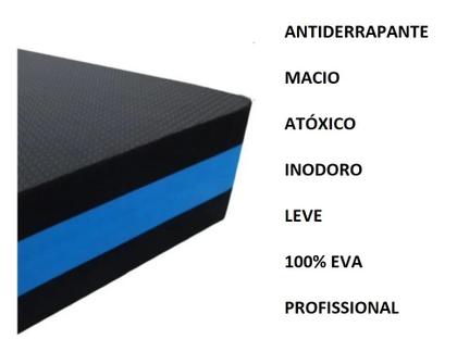 Imagem de Kit 02 Steps de EVA 60x30x10 cm Profissional Academia Evamax
