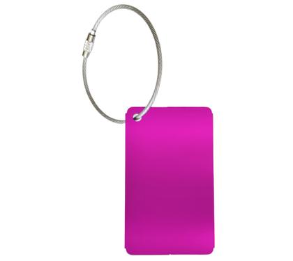 Imagem de Kit 02 Tag Etiqueta De Mala e Mochila - Roxo