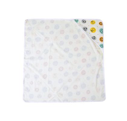 Imagem de Kit 02-toalhas de banho bebe felpuda com capuz-enxoval