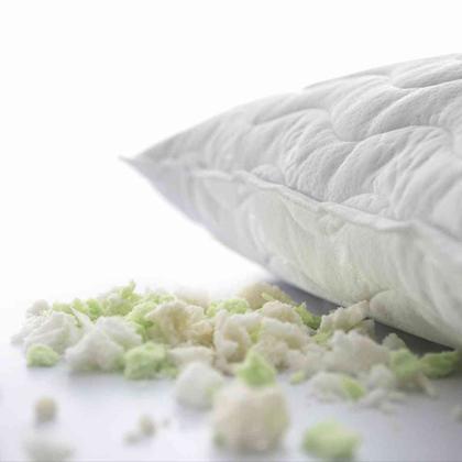 Imagem de Kit 02 Travesseiros Látex em Flocos Latexfoam Basic Baixo 13cm