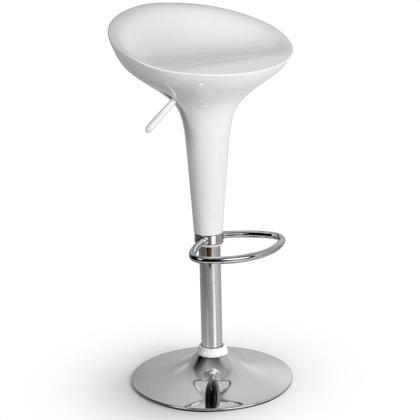Imagem de Kit 02 Un Banquetas Giratória Alta Tulipa Lotus Assento Abs prime.office P010