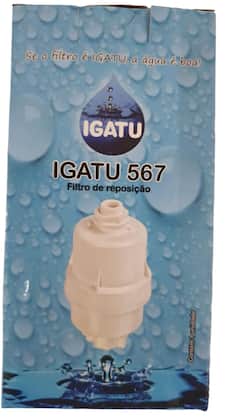 Imagem de Kit 02 Un Filtro Igatu 567 Uso Exclusivo Bebedouro Pressão bebedouro Lider Ldr 100,beb pressão,para bebedouros até 20 litros FRIBEL, KNOX, BELFRIO