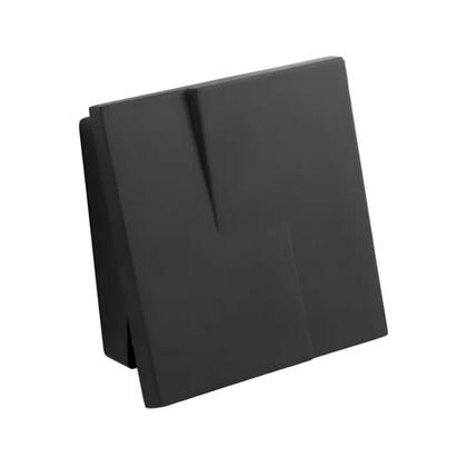 Imagem de kit 02 und Acabamento Válvula Descarga metal Preto Fosco