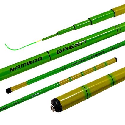 Imagem de Kit 02 Varas Telescópica JP Bamboo Strong Green Jaú Pesca