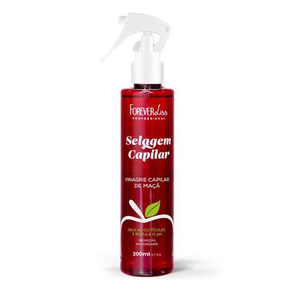 Imagem de Kit 02 Vinagre Capilar de Maçã Forever Liss 200ml
