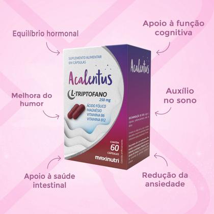 Imagem de Kit 03 Acalentus L triptofano 60 Cápsulas Maxinutri
