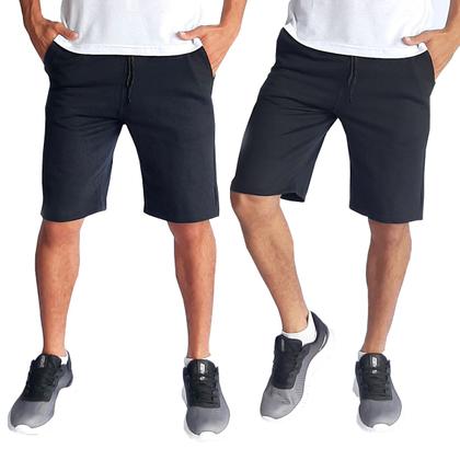 Imagem de   Kit 03 Bermudas Moletom Masculino