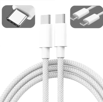 Imagem de Kit 03 Cabos Usb-c-c 1m Ip 15 16 Lacrado