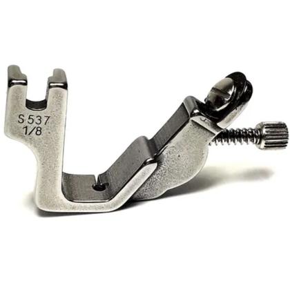 Imagem de Kit 03 Calcadores Para Pregar Elástico Com Tensor Maquina Industrial Reta 3mm 6mm 8mm