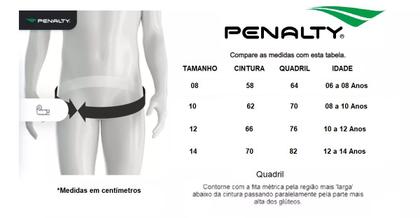 Imagem de Kit 03 Calção Bermuda X Juvenil Dry One Futebol Corrida Treino Penalty