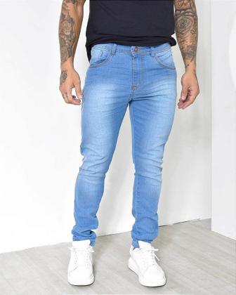 Imagem de Kit 03 Calças Masculina Skinny com Elastano Linha Premium