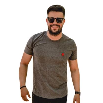 Imagem de Kit 03 Camisetas Masculina Gola O Fio 30.1 100% Algodão
