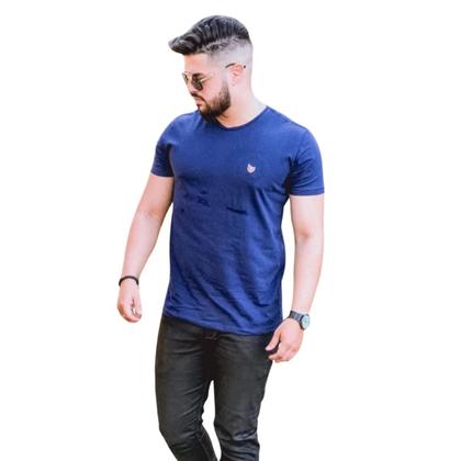 Imagem de Kit 03 Camisetas Masculina Gola O Fio 30.1 100% Algodão