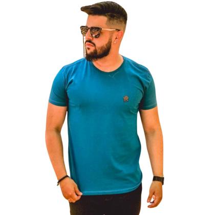 Imagem de Kit 03 Camisetas Masculina Gola O Fio 30.1 100% Algodão