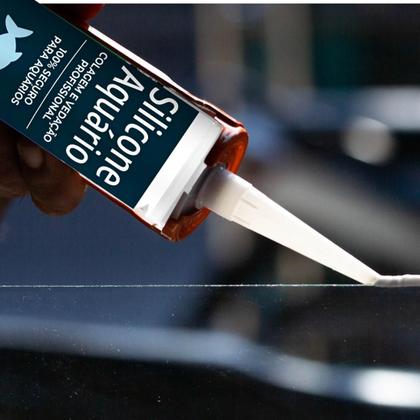 Imagem de Kit 03 Cola Silicone para Aquário Sem Fungicida
