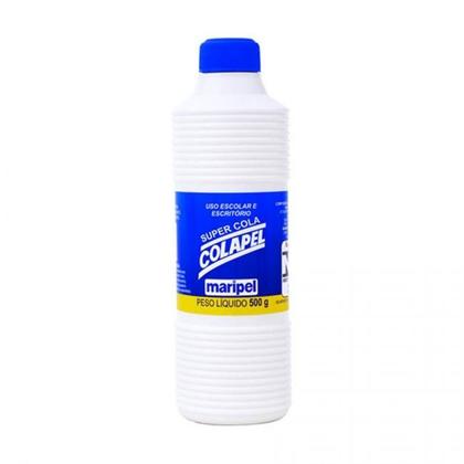 Imagem de Kit 03 Colas Líquida Branca Super Cola Colapel 500g - Maripel