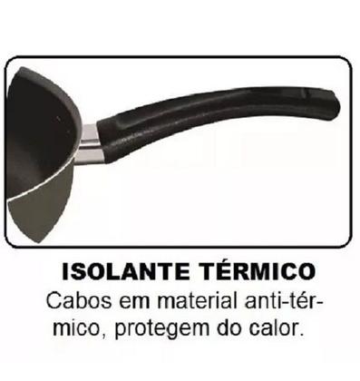 Imagem de Kit 03 frigideiras antiaderente preta com espatula