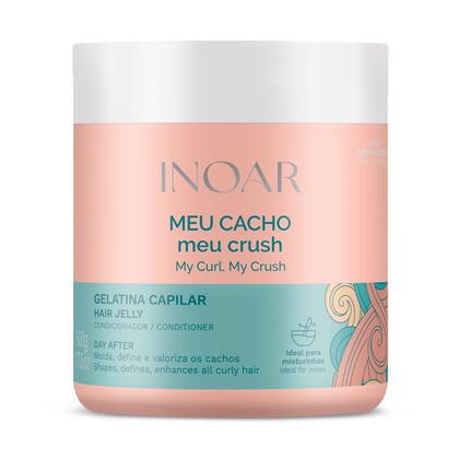 Imagem de Kit 03 Gelatina Capilar Meu Cacho Meu Crush  Inoar 500g