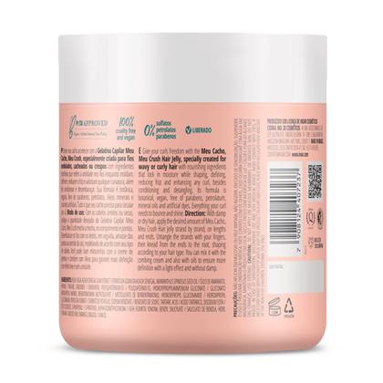 Imagem de Kit 03 Gelatina Capilar Meu Cacho Meu Crush  Inoar 500g