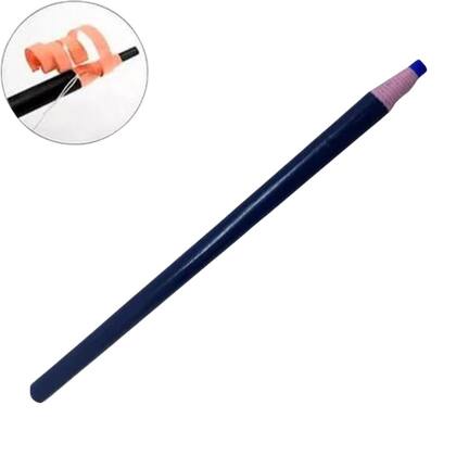 Imagem de Kit 03 Lápis Giz Ecológico Alfaite para Marcar Riscar Tecido - Azul (ND.74.0022)