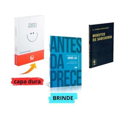 Imagem de Kit 03 Livros De Mensagens: 1 Ânimo! + 1 Minutos De Sabedoria + 1 Brinde