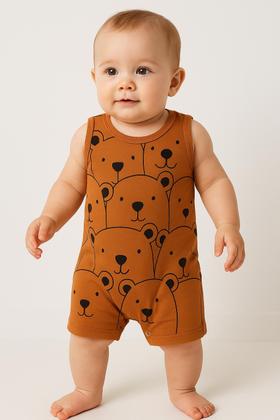 Imagem de Kit 03 Macaquinhos Bebê Unissex em Algodão Verão com Fechamento prático