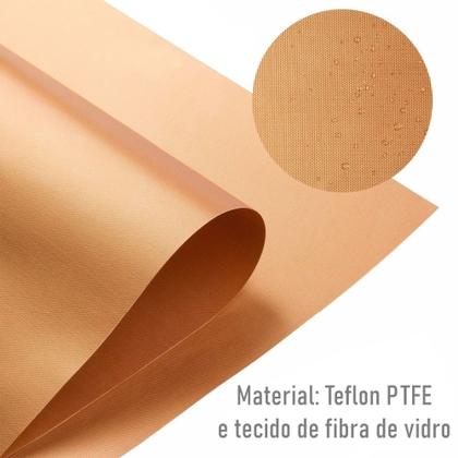 Imagem de Kit 03 Manta Grill Antiaderente Teflon Grelha Para Churrasco