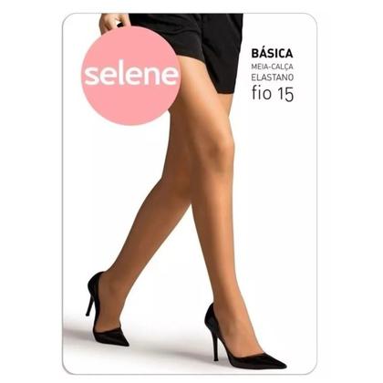 Imagem de Kit 03 Meia Calça Fio 15 Fina Lycra Transparente Selene  9765