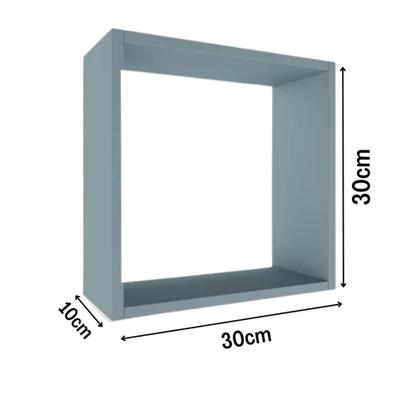 Imagem de Kit 03 Nichos MDF 30x30cm Decoração Sala Quarto Cozinha Banheiro
