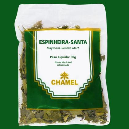 Imagem de Kit 03 Pacote de Chá Espinheira Santa 30g - Chamel