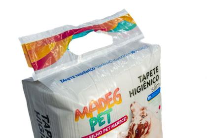 Imagem de Kit 03 PCT Tapete Higiênico Madeg Pet Slim