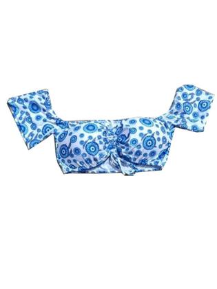 Imagem de Kit 03 Peças Bojo Top Cropped Ciganinha com regulagem Estampado