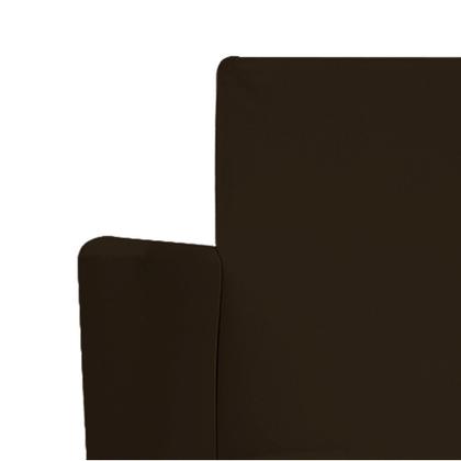 Imagem de kit 03 Poltronas Arenzza Base Giratória de Metal Corano Marrom - DAMAFFÊ MÓVEIS