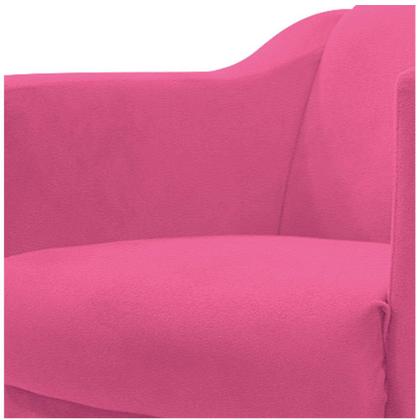 Imagem de kit 03 Poltronas Decorativas Babel Sala de Estar Recepção Corano Pink - DAMAFFÊ MÓVEIS