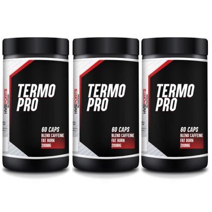 Imagem de Kit 03 potes eliminador termo pro 60 caps - hvsport nutrition