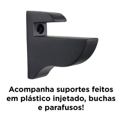 Imagem de Kit 03 Prateleiras MDF Cru 60x15