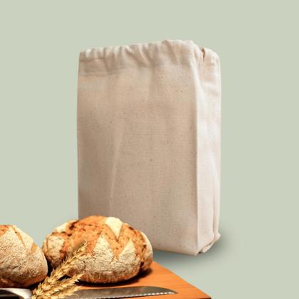 Imagem de Kit 03 Sacos Ecológicos de Algodão Multiuso com cordão de Algodão